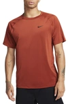 Nike Dri-fit Ready Training T-shirt In Orange