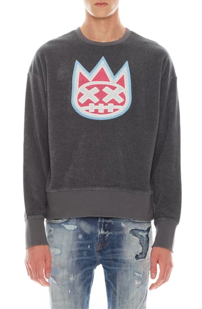 Cult Of Individuality Shimuchan Logo Embroidered Sweatshirt In Grey
