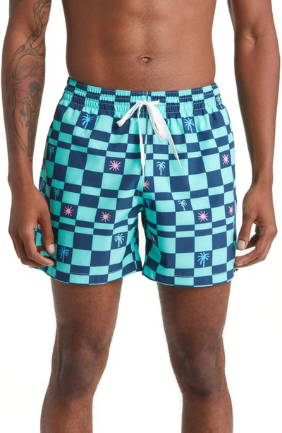 Chubbies 5.5-inch Swim Trunks In Great Checks