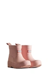 Hunter Kid's Rubber Short Rain Boots, Baby/kids In Azalea Pink
