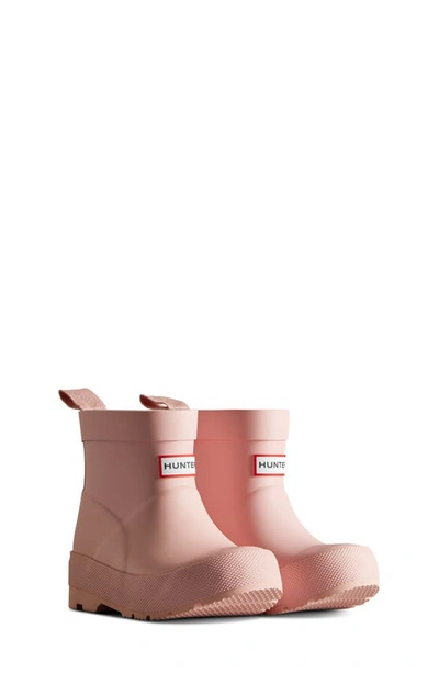 Hunter Kids' Play Waterproof Rain Boot In Azalea Pink