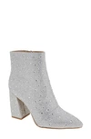 Bcbgeneration Briel Embellished Pointed Toe Bootie In Silver