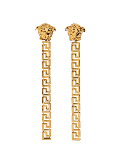 Versace Earrings Pendants The Greek Jellyfish In Gold