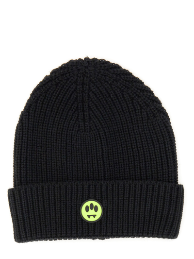 Barrow Hat With Logo In Black