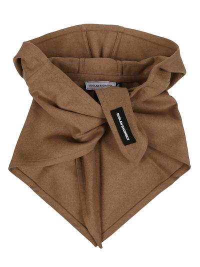 Ruslan Baginskiy Wool Hood In Brown
