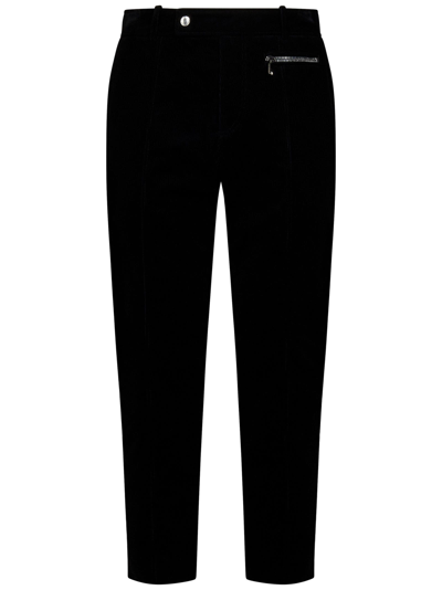 Balmain Fitted Gdp Pants In Black
