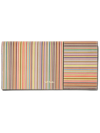 Paul Smith Signature Stripe Coin Purse In Multicolor