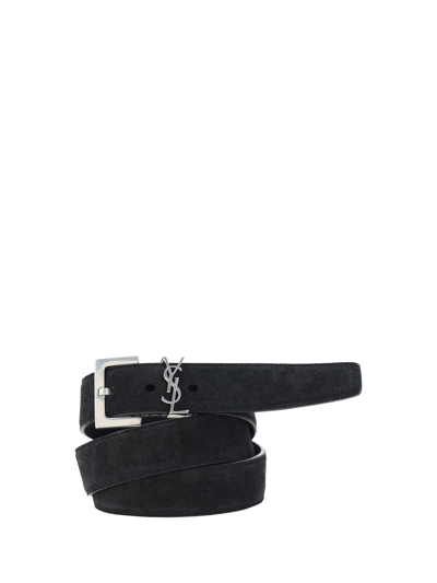 Saint Laurent Belt In Nero