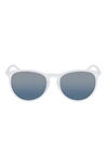 Cole Haan 55mm Vintage Round Sunglasses In Matte Crystal