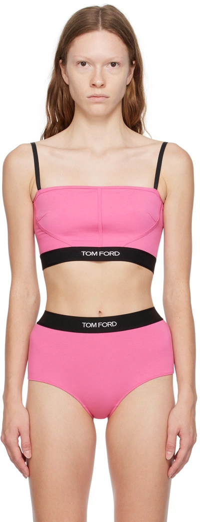 Tom Ford Pink Signature Camisole In Dp152 Rosebloom