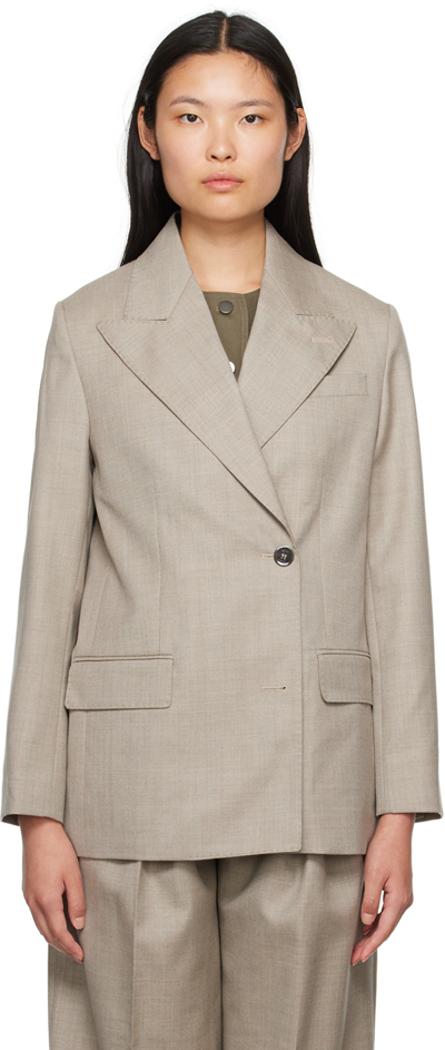 Mark Kenly Domino Tan Studio Gray Julani Blazer In Eucalyptus