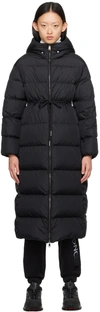 Moncler Bondree Padded Hooded Coat In 999 Black