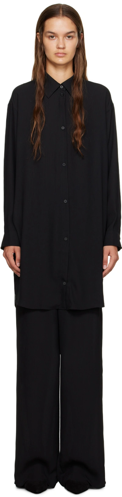 Han Kjobenhavn Black Fluid Shirt