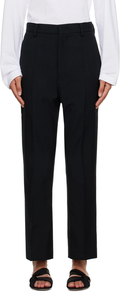 Sofie D'hoore Black Pinched Seam Trousers