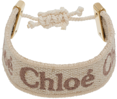 Chloé Beige Woody Bracelet