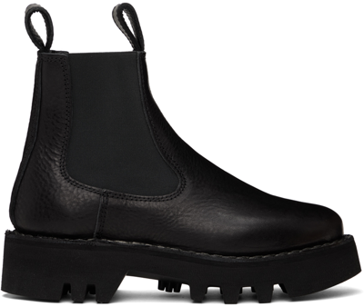 Sofie D'hoore Black Foal Chelsea Boots