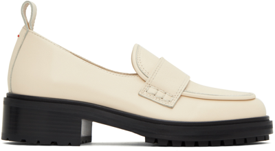 Aeyde Off-white Ruth Loafers In Creamy