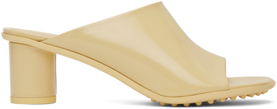 Bottega Veneta Atomic Patent Leather Mules In Nude & Neutrals