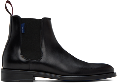 Ps By Paul Smith Black Cedric Chelsea Boots In 79 Black