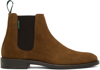 PS BY PAUL SMITH BROWN CEDRIC CHELSEA BOOTS