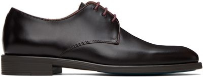 Ps By Paul Smith Brown Bayard Derbys In Black