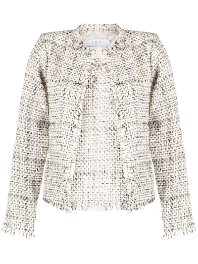 Iro Oslani Tweed Jacket In White