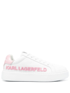 KARL LAGERFELD INJEKT CALF-LEATHER SNEAKERS