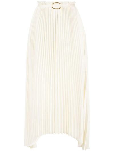 Rejina Pyo Dilan Pleated Midi Skirt In White