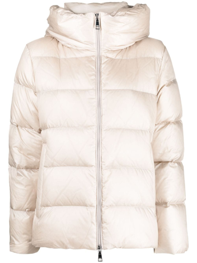 Seventy Hooded Feather down Puffer Jacket In Dove Grey ModeSens