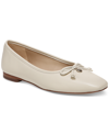 SAM EDELMAN WOMEN'S MEADOW SQUARE-TOE BOW BALLET FLATS