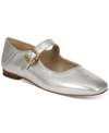 Sam Edelman Michaela Mary Jane In Soft Silver Metallic