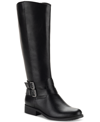 STYLE & CO WOMEN'S MALIAA BUCKLED RIDING BOOTS, CREATED FOR MACY'S