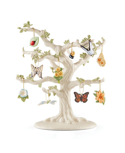 Lenox Butterfly Meadow Ornament And Tree Set, 10-piece In Multi And No Color