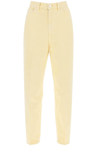 Totême Tapered-leg Jeans In Yellow