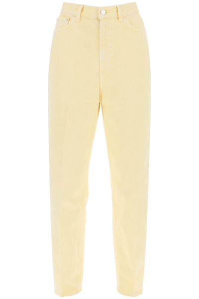 Totême Tapered-leg Jeans In Beige