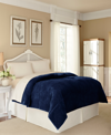 Vellux Luxury Plush Blanket, Full/queen In Midnight Blue