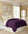 Vellux Luxury Plush Blanket, Full/queen In Plum