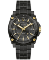 BULOVA MEN'S PRECISIONIST ICON BLACK-TONE STAINLESS STEEL BRACELET WATCH 40MM