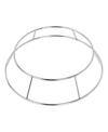 Joyce Chen Wok Ring For Pairing With Traditional Round Bottom Woks In Silver