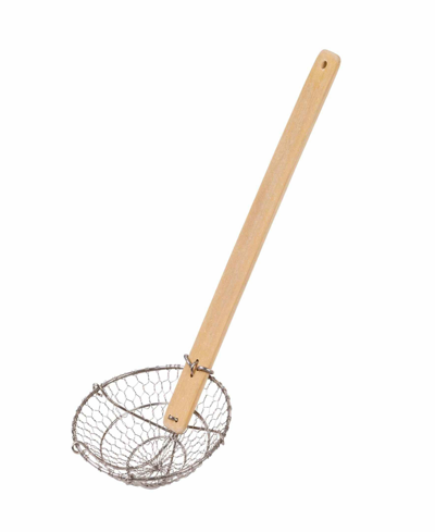 Joyce Chen Stainless Steel Strainer, 5" In Bamboo
