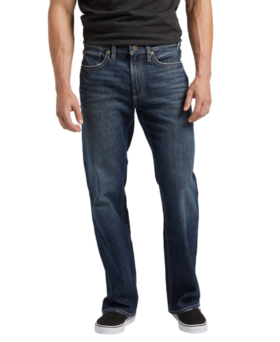 Silver Jeans Co. Men's Zac Relaxed Fit Straight Leg Jeans In Indigo