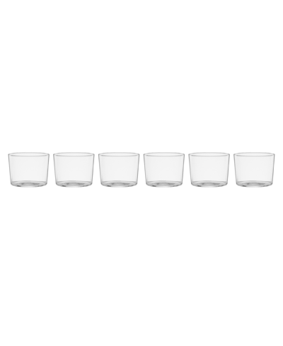 Oneida Stackables Short Glasses, Set Of 6 In Clear And No Color
