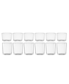 Oneida Stackables Drinkware, Set Of 12 In Clear And No Color