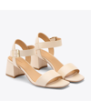 Nisolo Ankle Strap Sandal In Bone