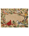 LIORA MANNE FRONTPORCH BIRD BORDER 2' X 3' OUTDOOR AREA RUG