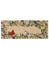 LIORA MANNE FRONTPORCH BIRD BORDER 2' X 5' RUNNER OUTDOOR AREA RUG