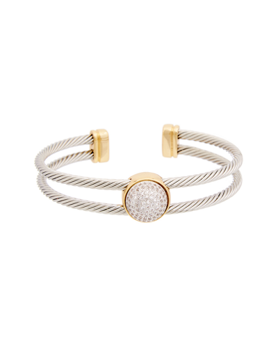 Juvell 18k Plated Cz Cuff