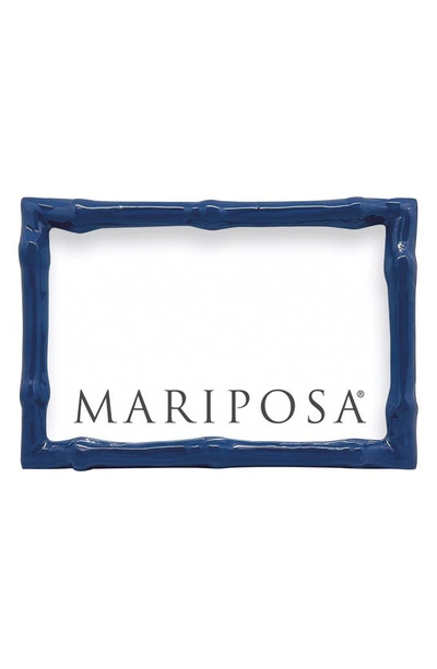 Mariposa Blue Sand Cast Aluminum Picture Frame