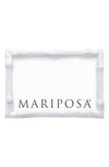 MARIPOSA WHITE SAND CAST ALUMINUM PICTURE FRAME