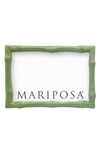Mariposa Green Sand Cast Aluminum Picture Frame In Green